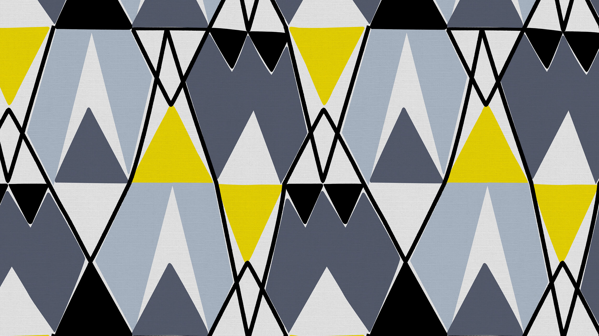 Geometriske tekstildesign i farger fra Hjula Væveri