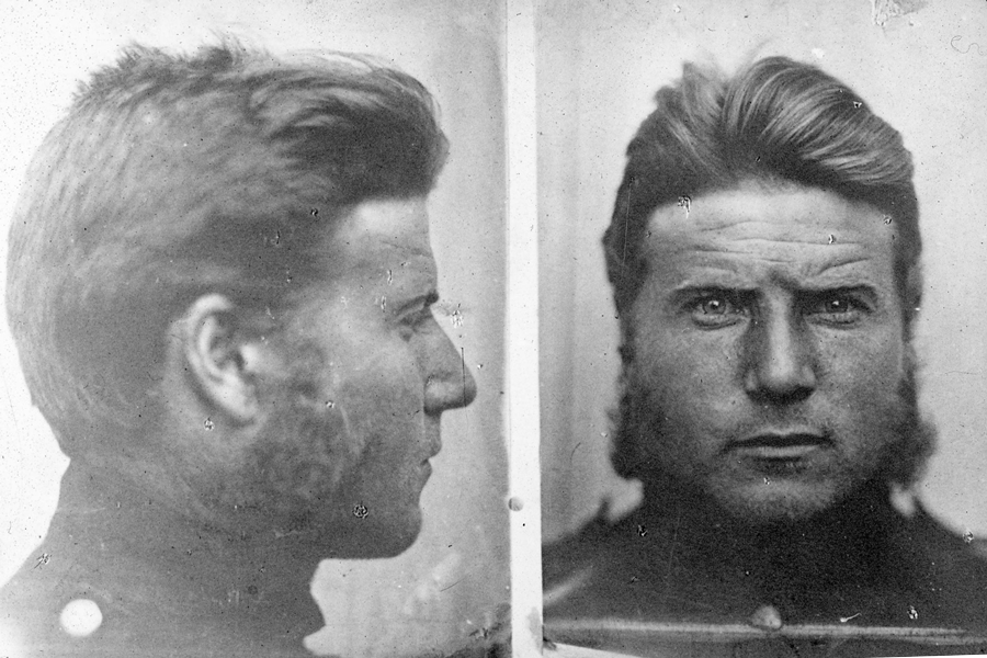 Photo: Slide from a lecture on physical anthropology held by the military doctor C.O.E. Arbo at the Kristiania working men’s institute. Photo: C.O.E Arbo/Norsk Teknisk Museum.