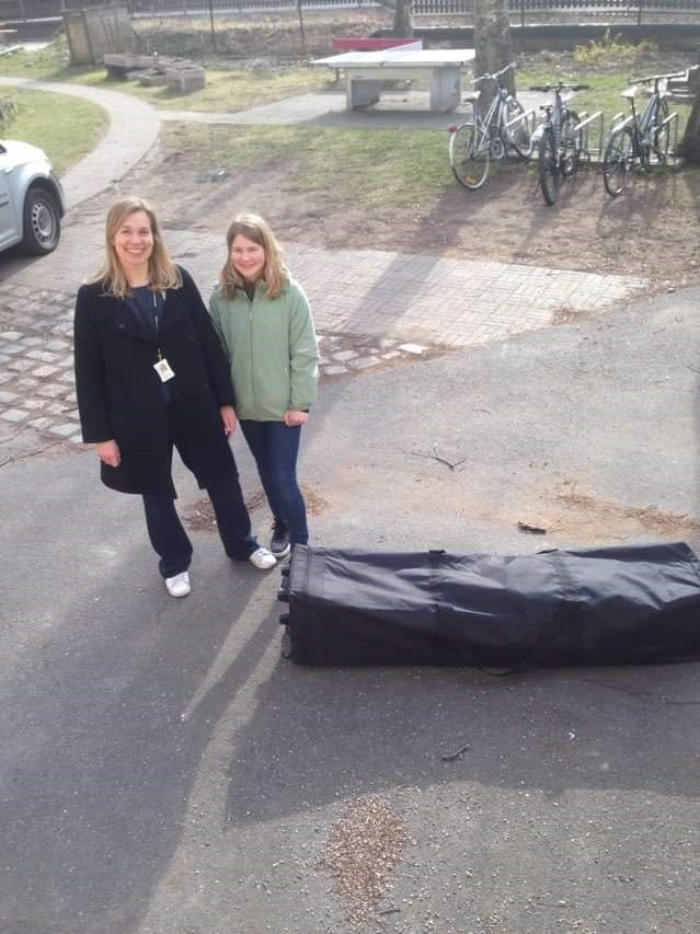 Mottakstelt er ankommet. Foto.