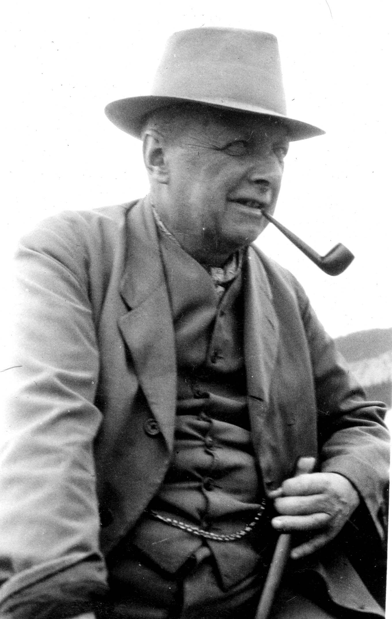 Portrett av Carl Størmer tatt i 1931. Foto.
