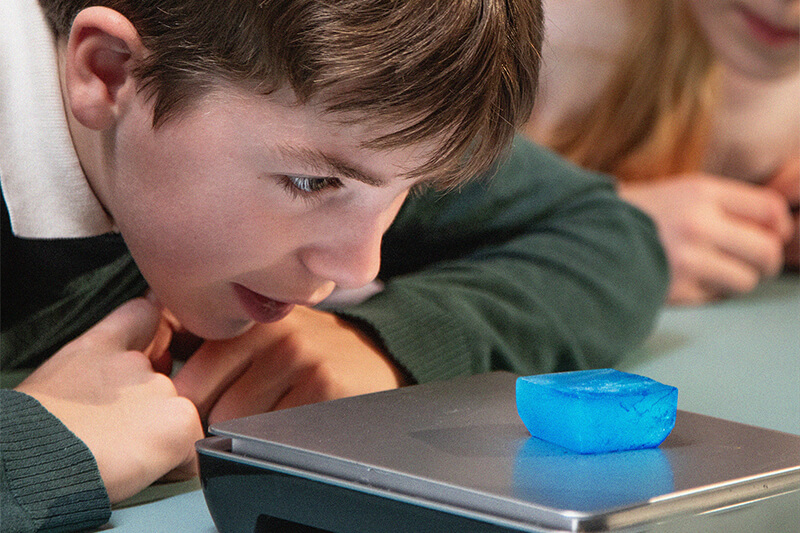 young boy during teaching at the norwegian museum of science and technology in oslo 