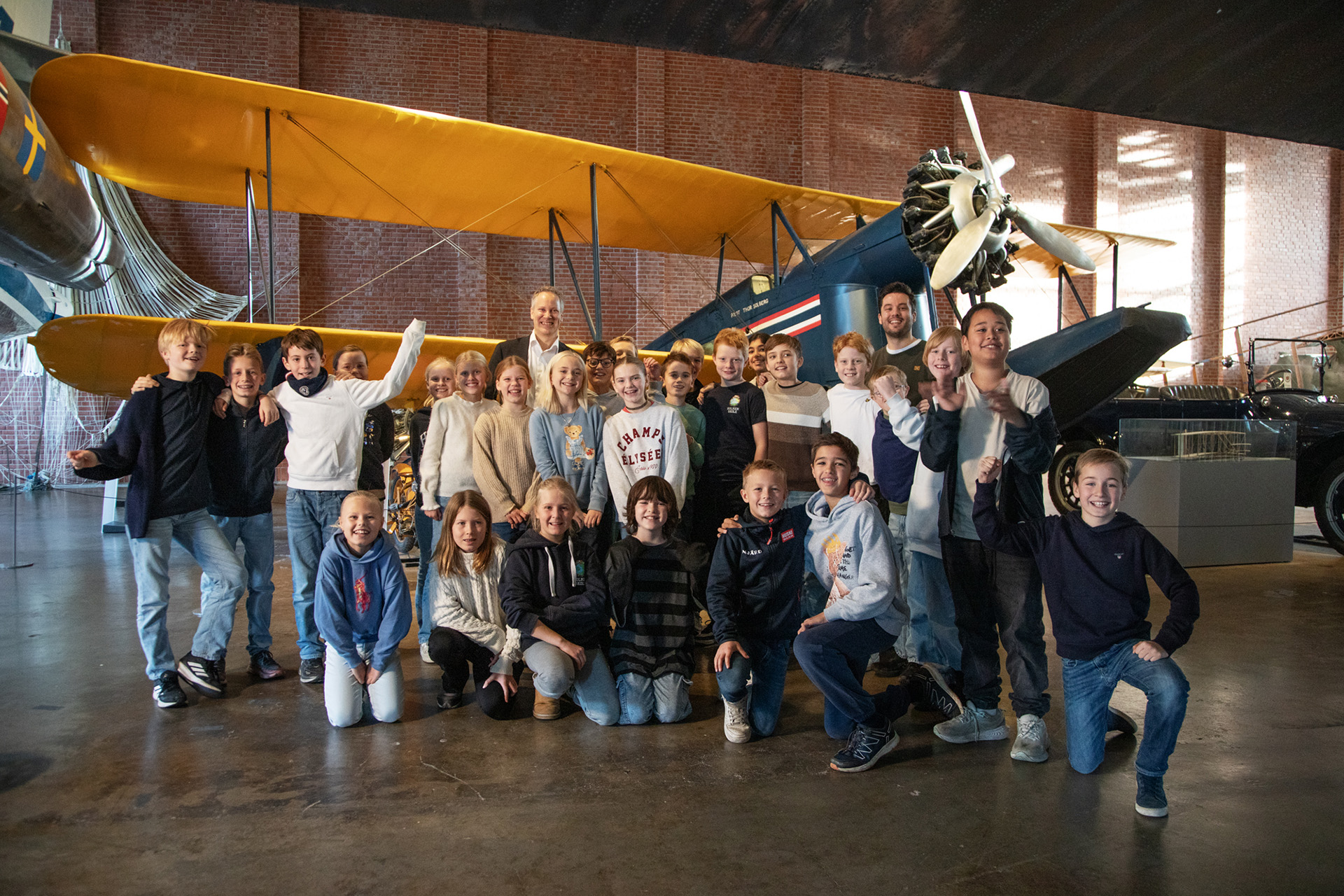 Jon-Ivar Nygård i samferdselsutstillingen på Teknisk museum