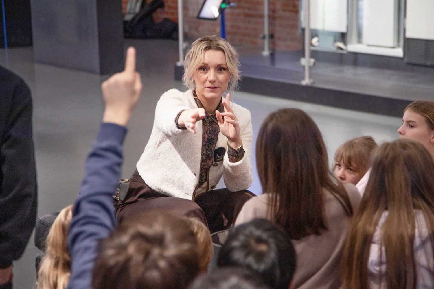 Jon-Ivar Nygård i samferdselsutstillingen på Teknisk museum