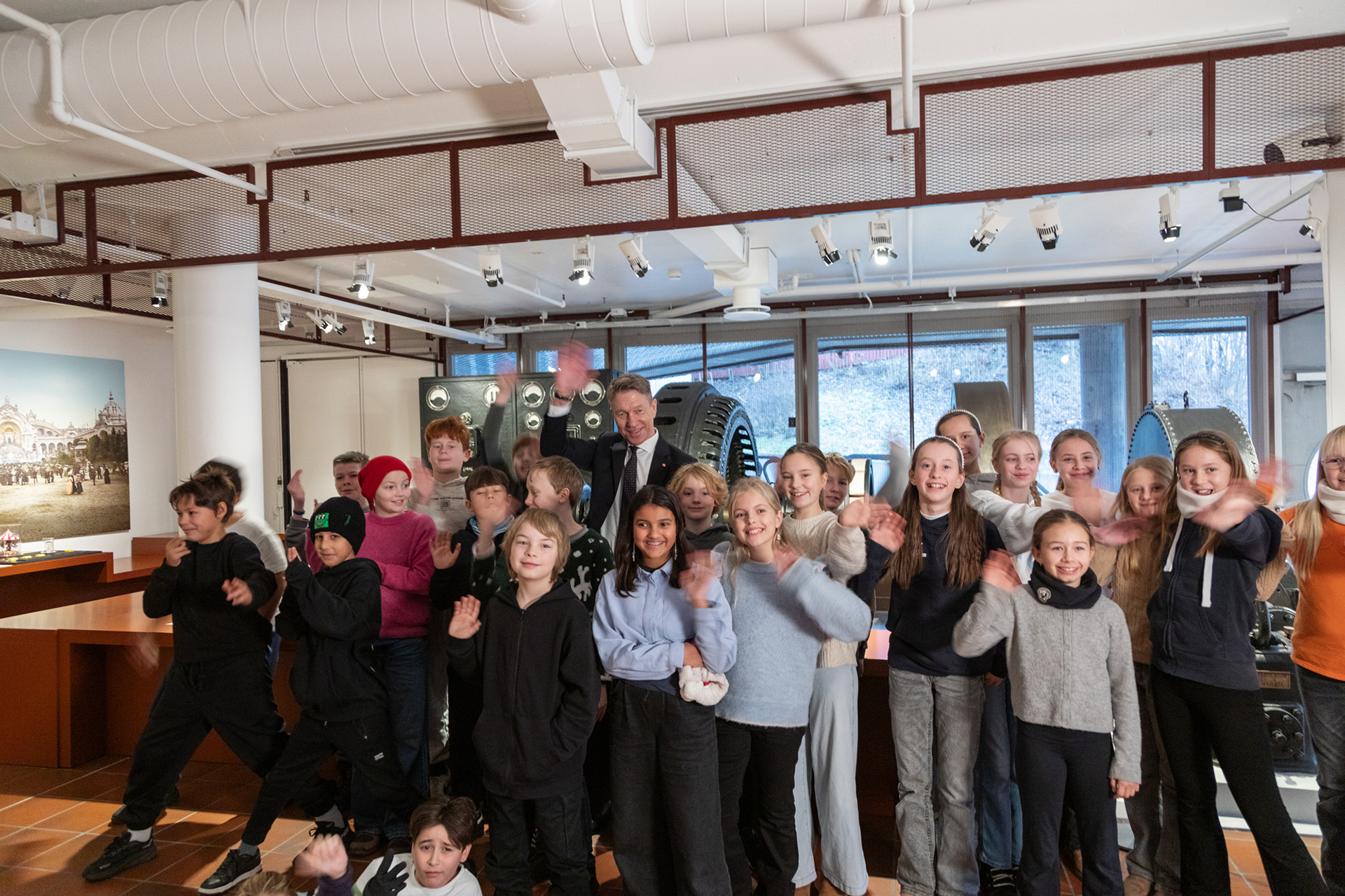 Jon-Ivar Nygård i samferdselsutstillingen på Teknisk museum