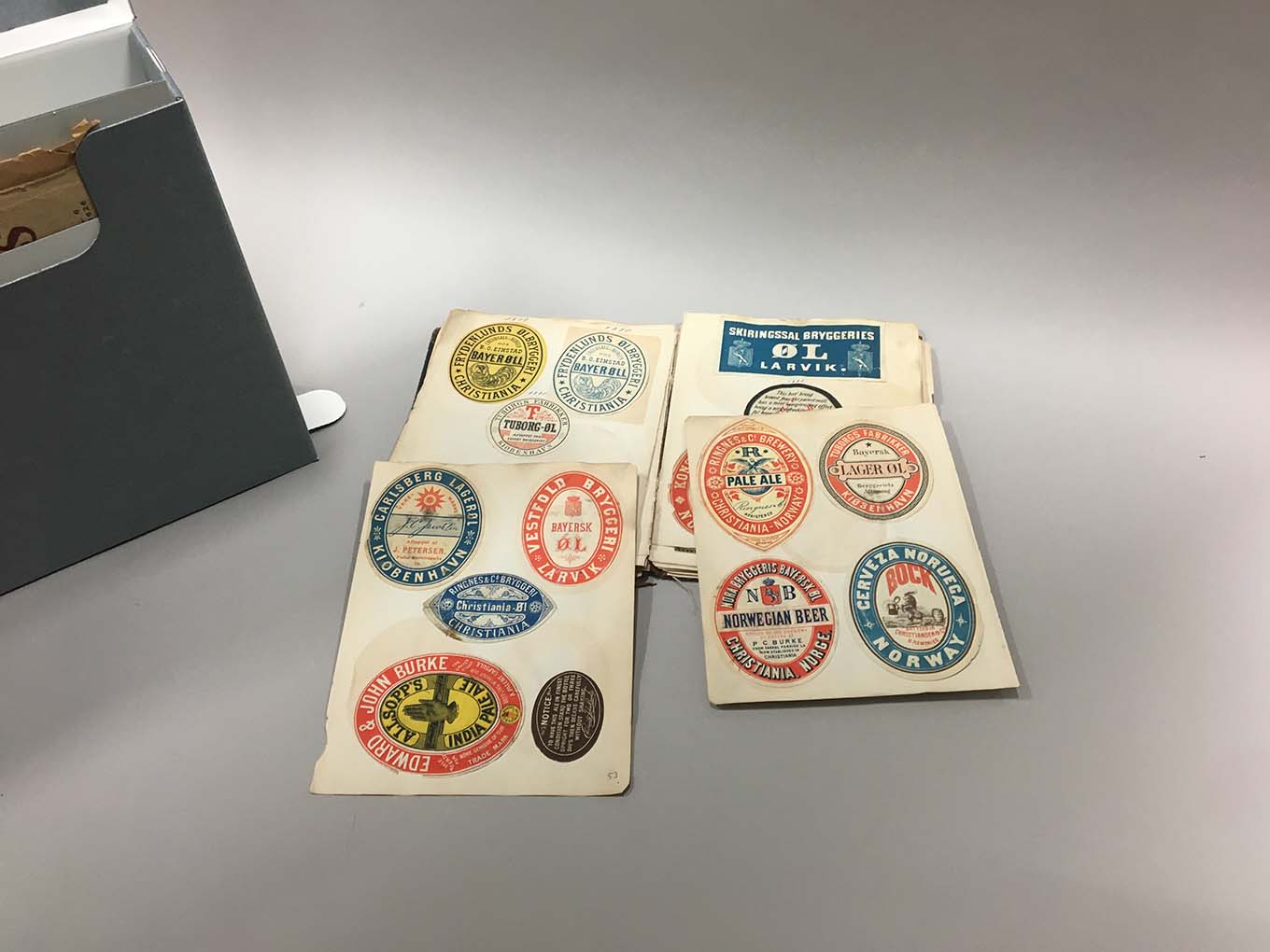 Gamle øletiketter