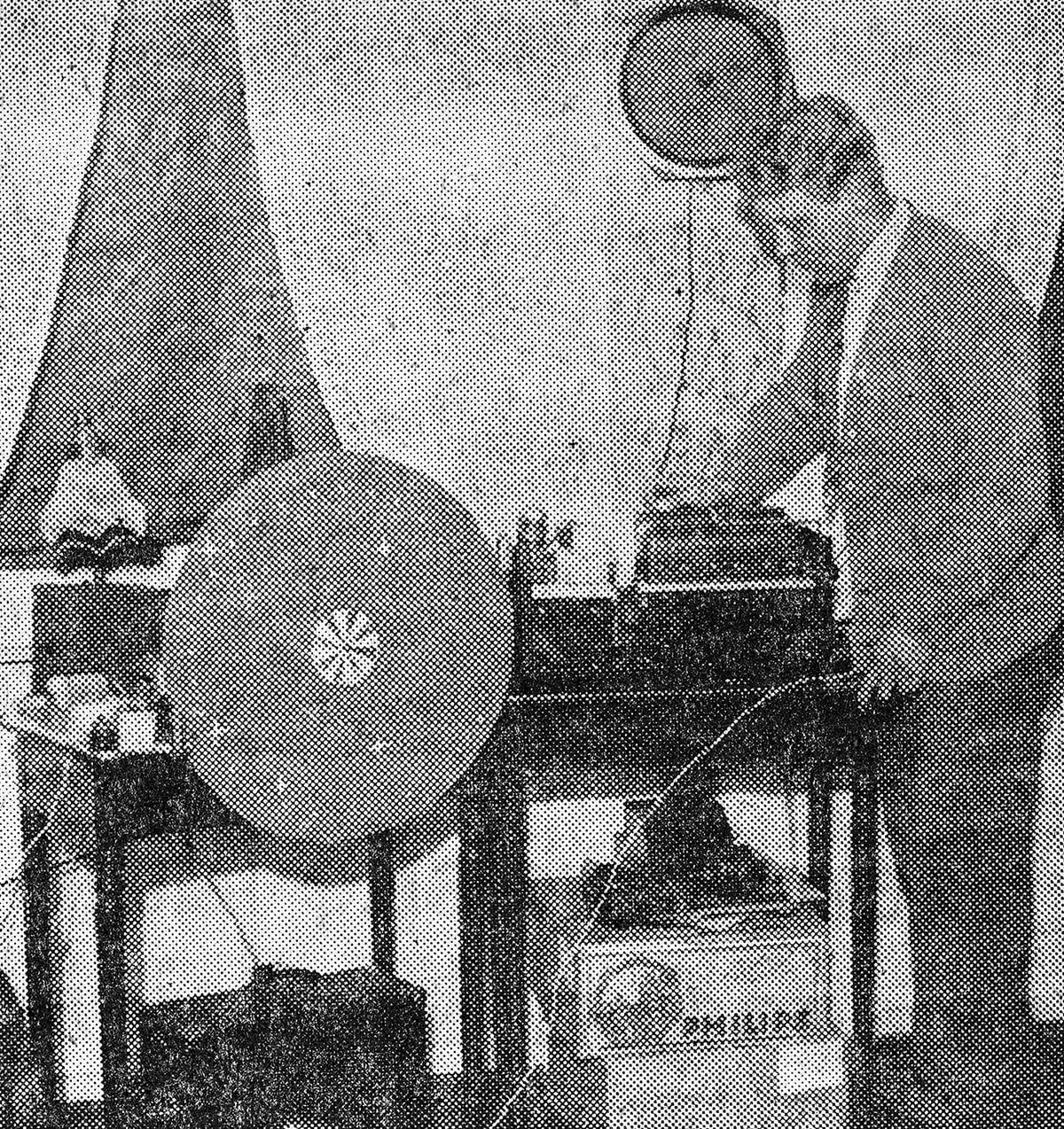 Madame d’Espérance i en seanse med den falske ånden Yolande