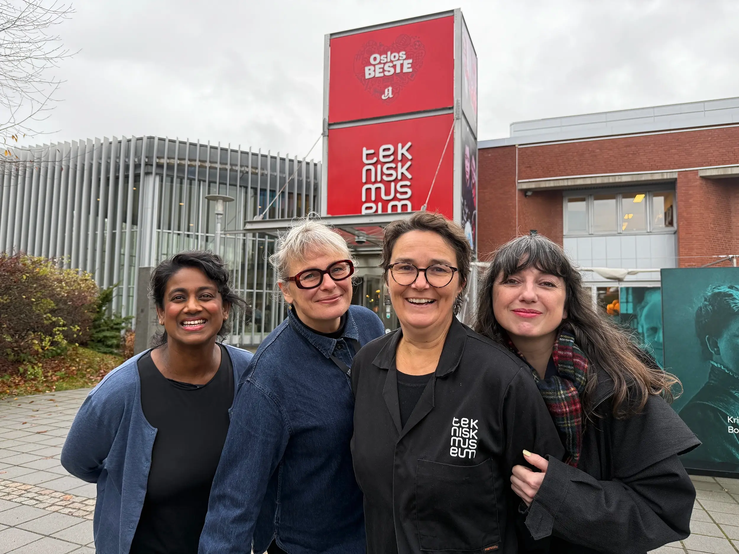 Happy women who organized the Women's Health Festival 2025 at the norwegian museum of science and technology in Oslo