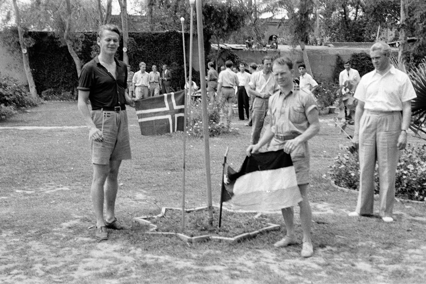 Foto av 17. mai tog i Bagdad 1941