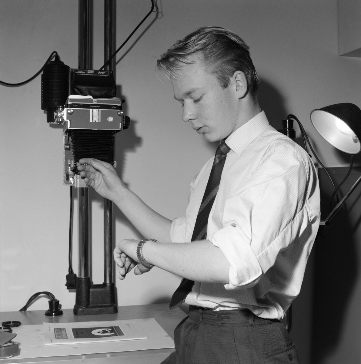 enlargement of photo negatives