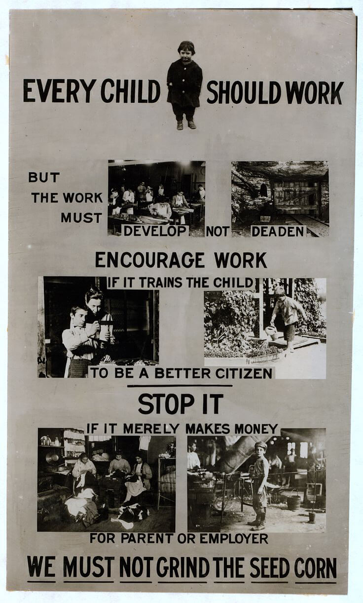 poster about child labor