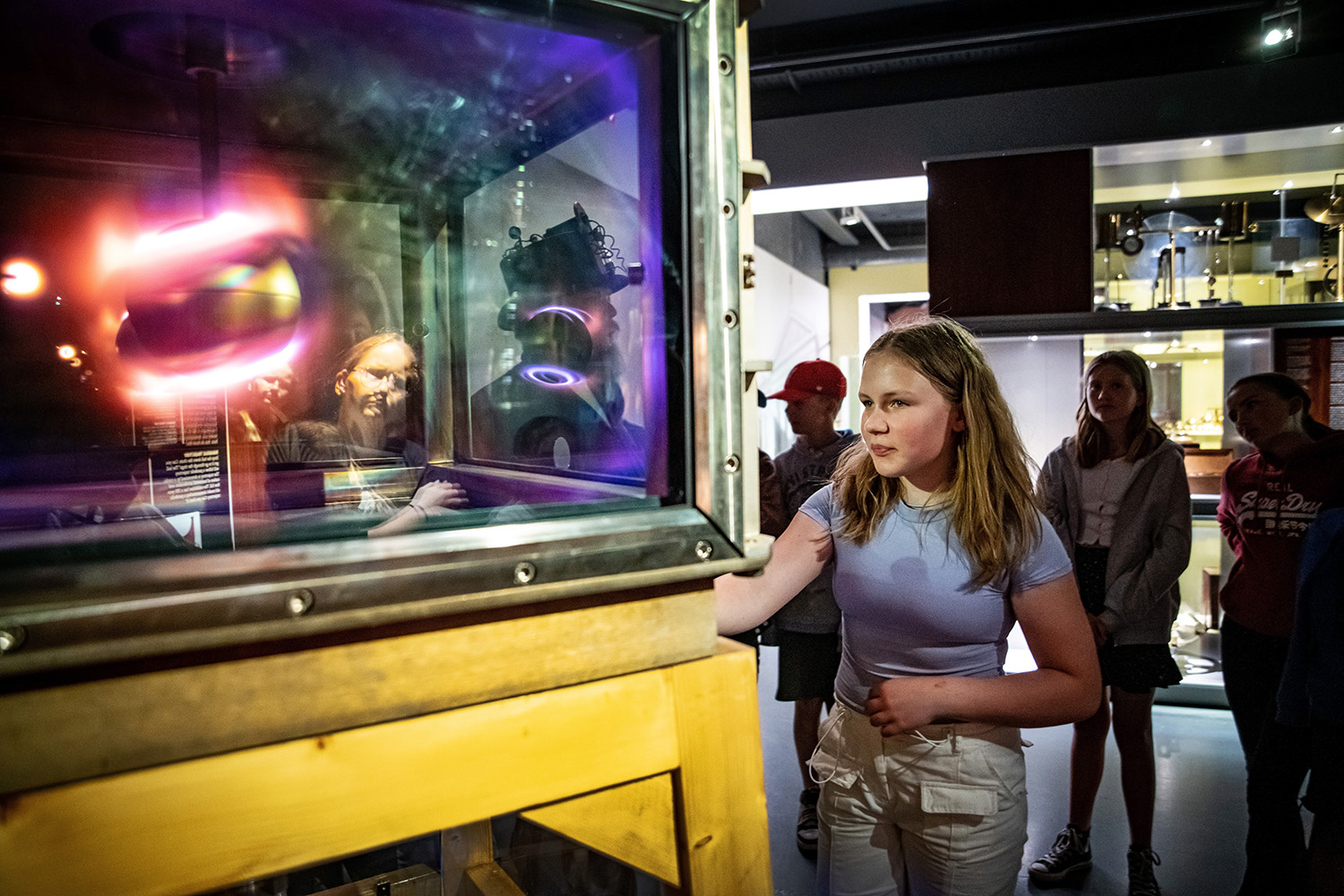 Girl in the Instrument exhibition