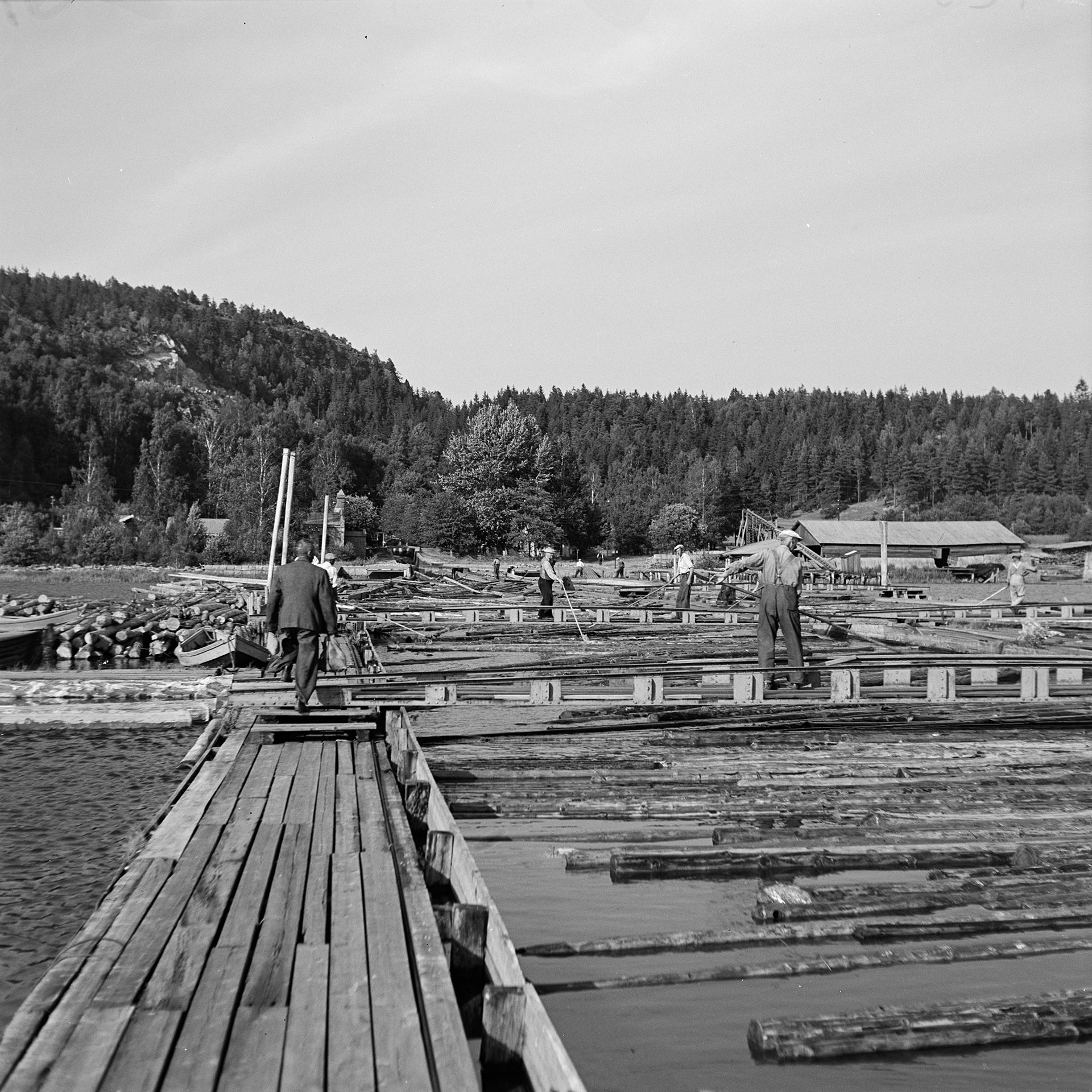 Tømmerfløtningsanlegget