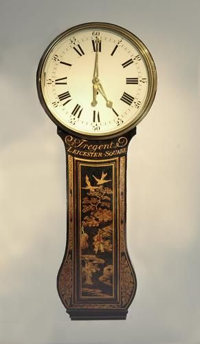 Wall clock with Roman numerals