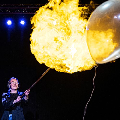 For the Science Show for school classes