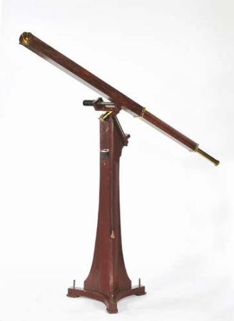 Historic wooden telescope