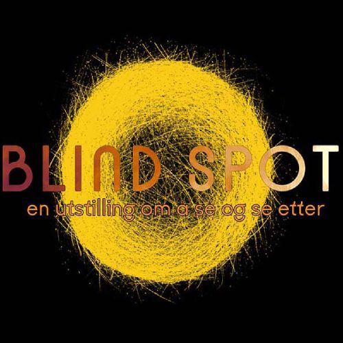 Logo for the exhibition "Blind Spot". Logo.