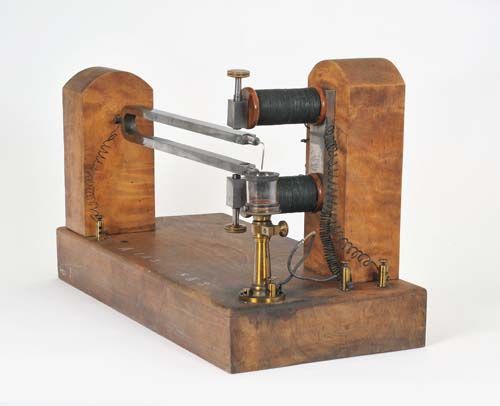 Historic wooden tuning fork