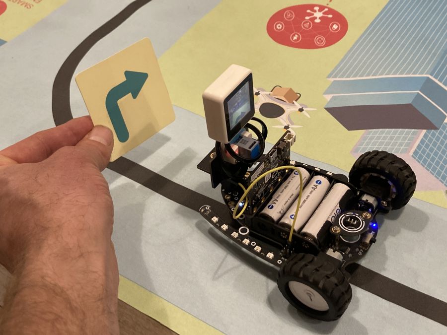 Bitbot with self-driving car