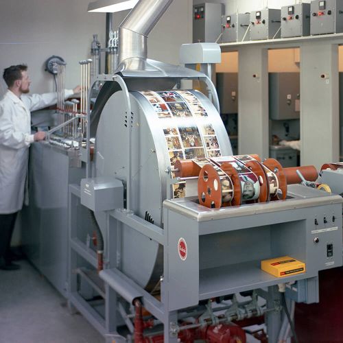 maskin som fremkaller fotografier