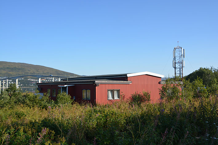 The building of Tromsø broadcasts at Langnes