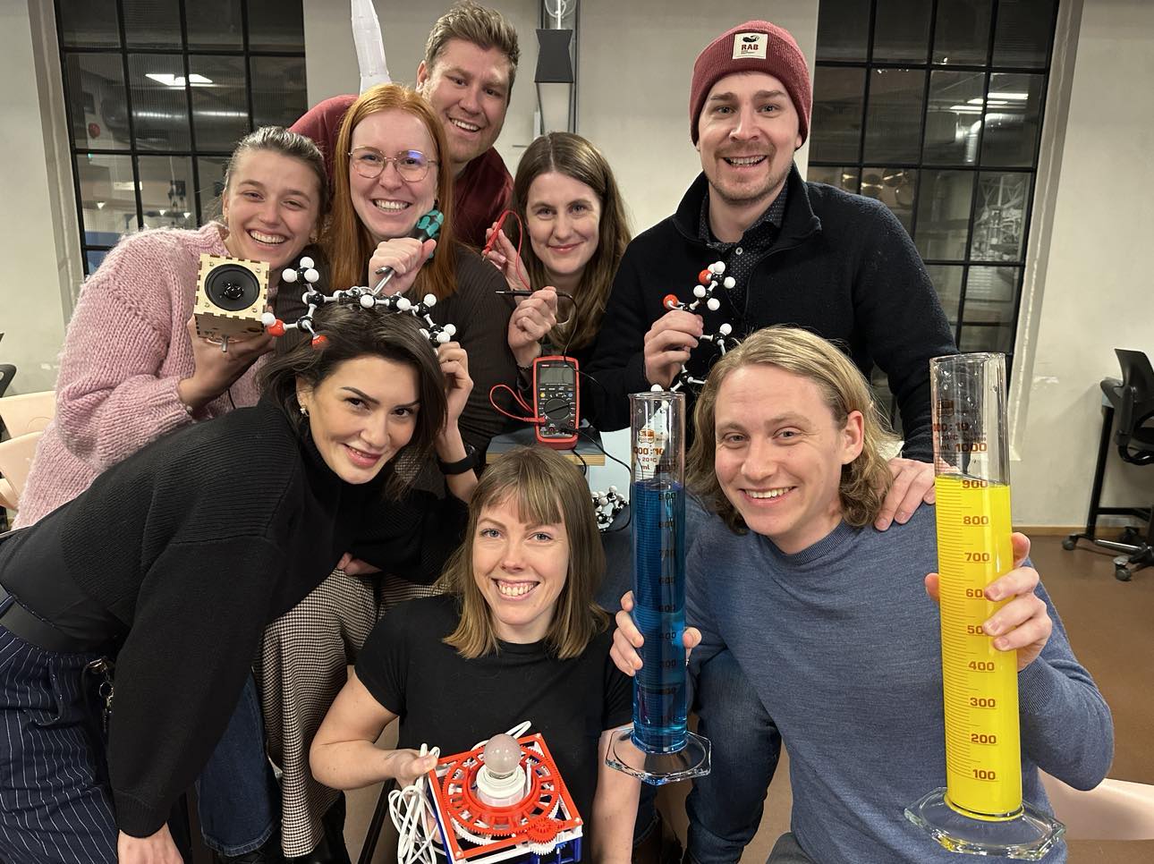 Eight employees from The Talent Centre