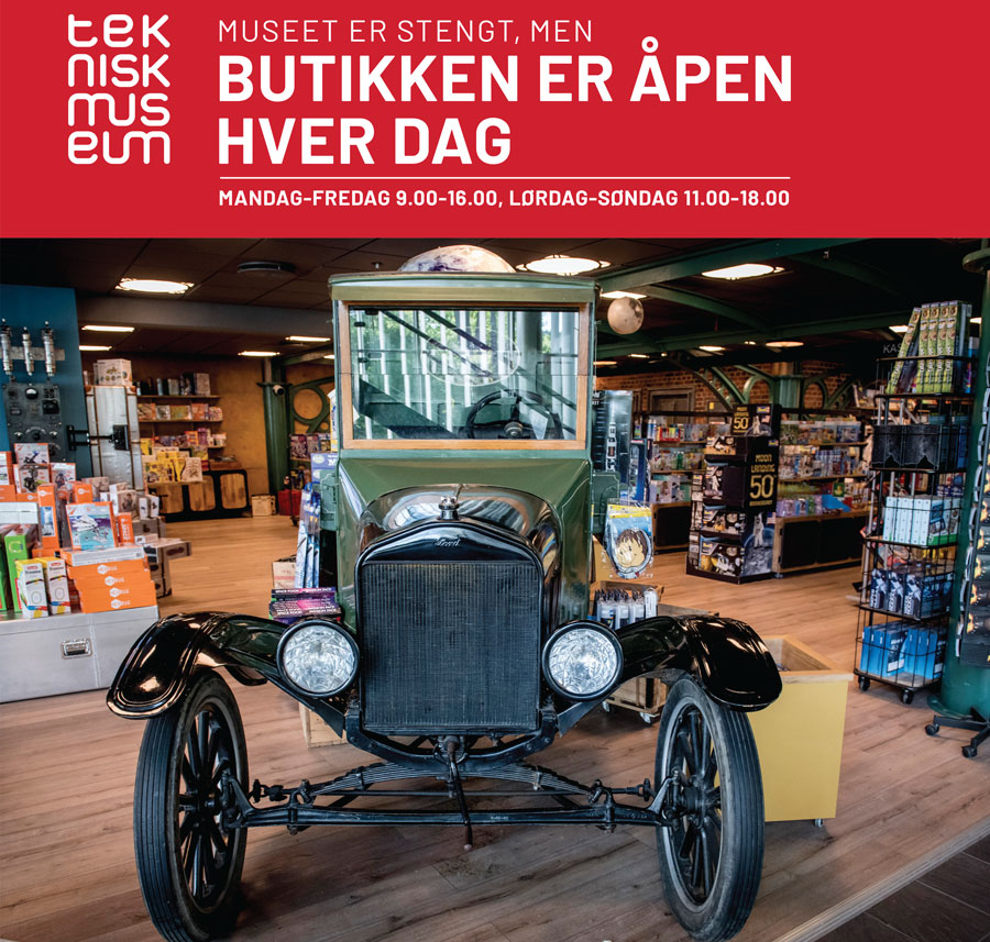 The museum's most important channel for communication with those planning a visit. www.tekniskmuseum.no 