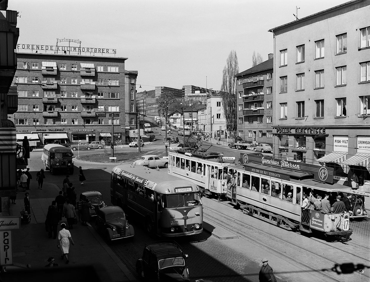 public transport carl berners plass 1960