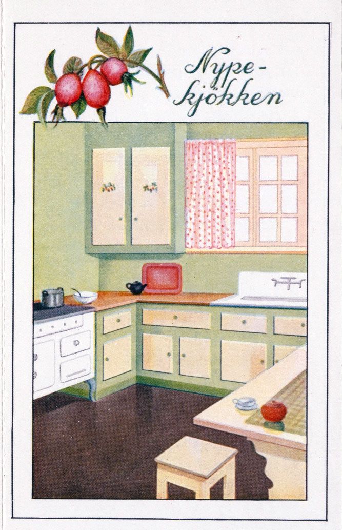 Illustrated &quot;Rip kitchen&quot; by Alf Bjercke