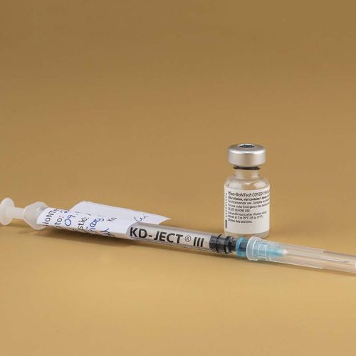 Photo of syringe