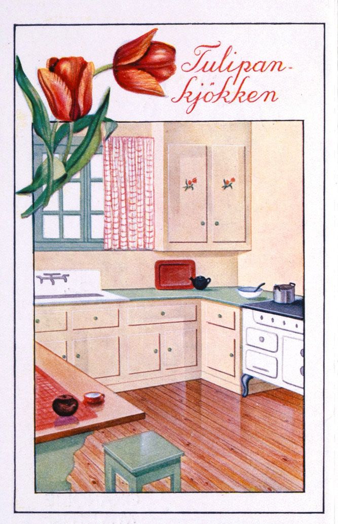 Illustrated &quot;Tulip Kitchen&quot;